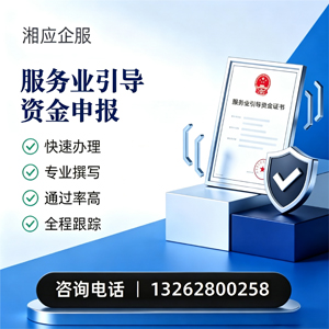 济南服务业引导资金申报服务