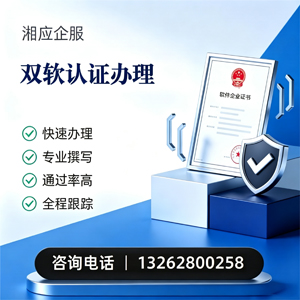 济南双软认证申报服务