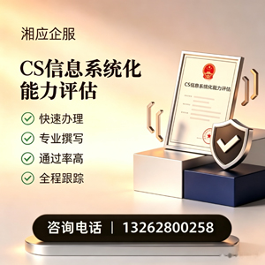 济南CS信息系统化能力评估申报服务