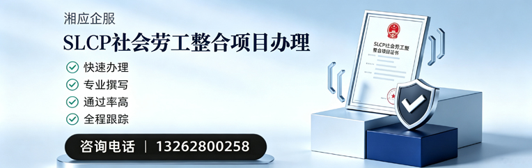 济南SLCP社会劳工整合项目申报服务