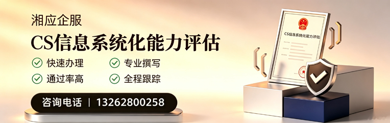 济南CS信息系统化能力评估申报服务